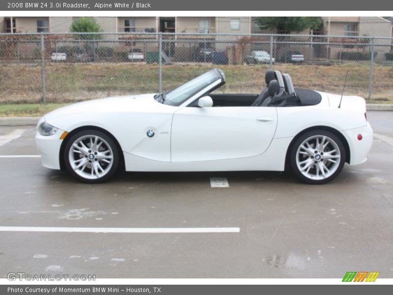Alpine White / Black 2008 BMW Z4 3.0i Roadster