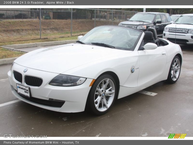 Alpine White / Black 2008 BMW Z4 3.0i Roadster
