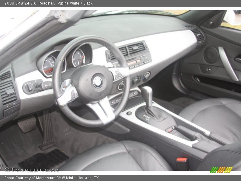 Alpine White / Black 2008 BMW Z4 3.0i Roadster
