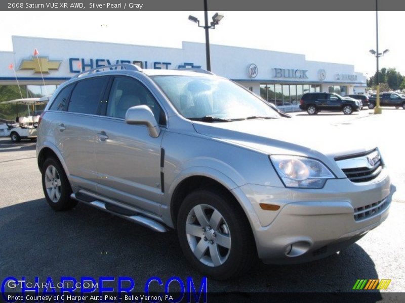 Silver Pearl / Gray 2008 Saturn VUE XR AWD