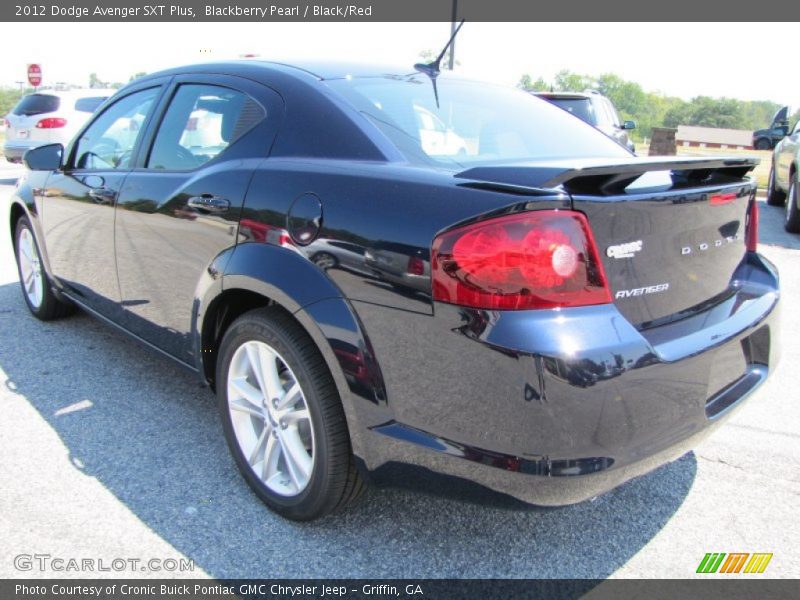  2012 Avenger SXT Plus Blackberry Pearl
