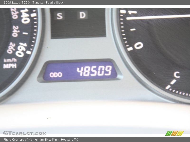 Tungsten Pearl / Black 2009 Lexus IS 250