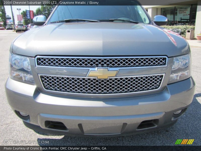 Graystone Metallic / Ebony 2008 Chevrolet Suburban 1500 LTZ