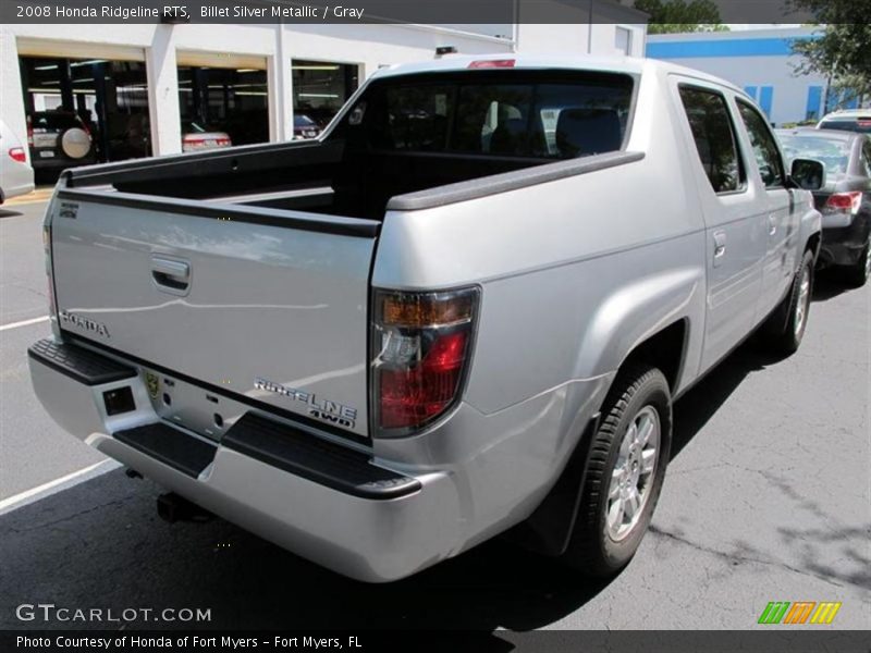 Billet Silver Metallic / Gray 2008 Honda Ridgeline RTS