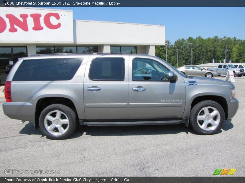 Graystone Metallic / Ebony 2008 Chevrolet Suburban 1500 LTZ