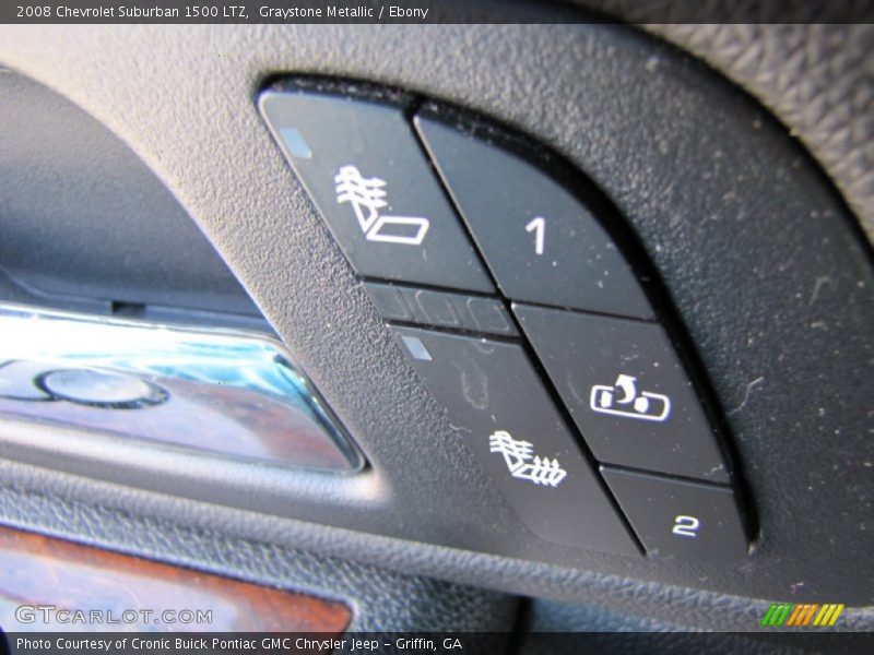 Graystone Metallic / Ebony 2008 Chevrolet Suburban 1500 LTZ