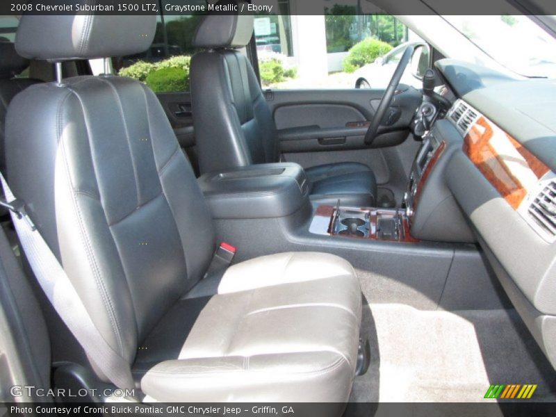 Graystone Metallic / Ebony 2008 Chevrolet Suburban 1500 LTZ