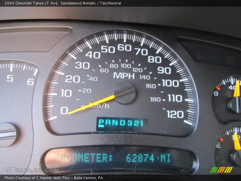 Sandalwood Metallic / Tan/Neutral 2004 Chevrolet Tahoe LT 4x4
