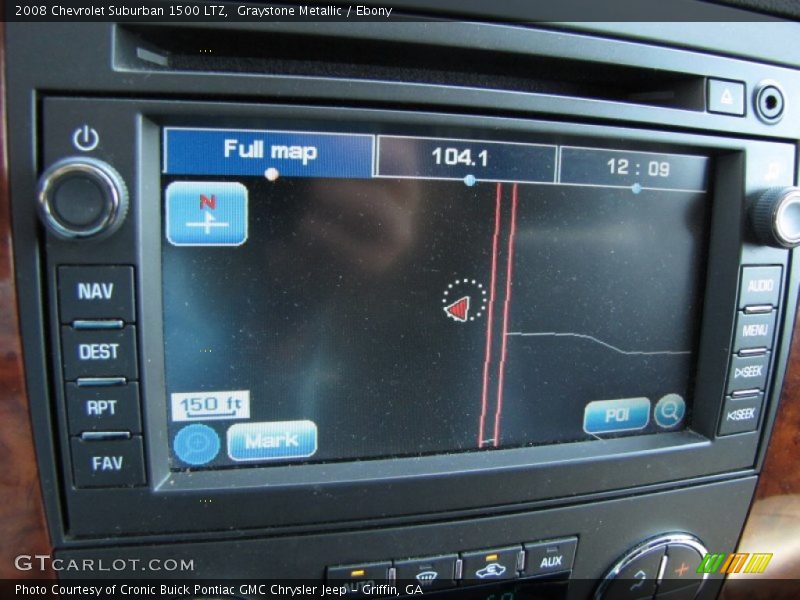 Navigation of 2008 Suburban 1500 LTZ