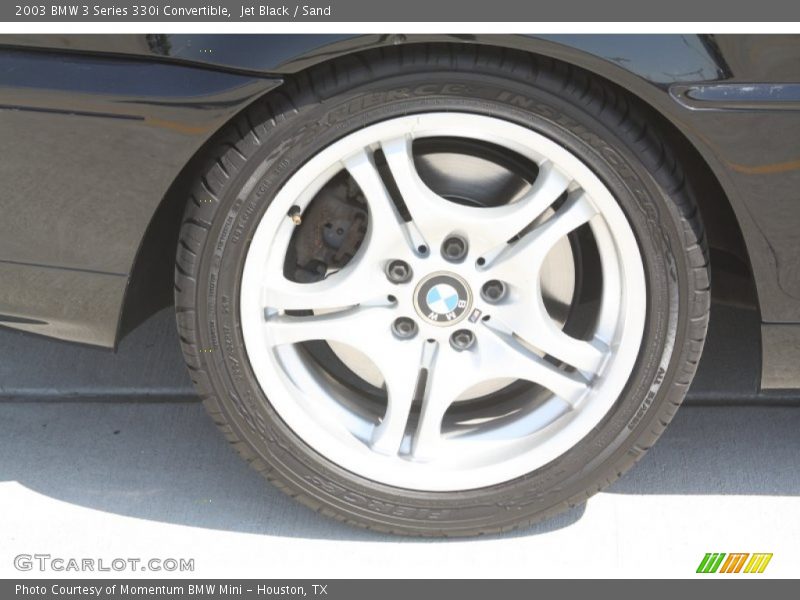 Jet Black / Sand 2003 BMW 3 Series 330i Convertible