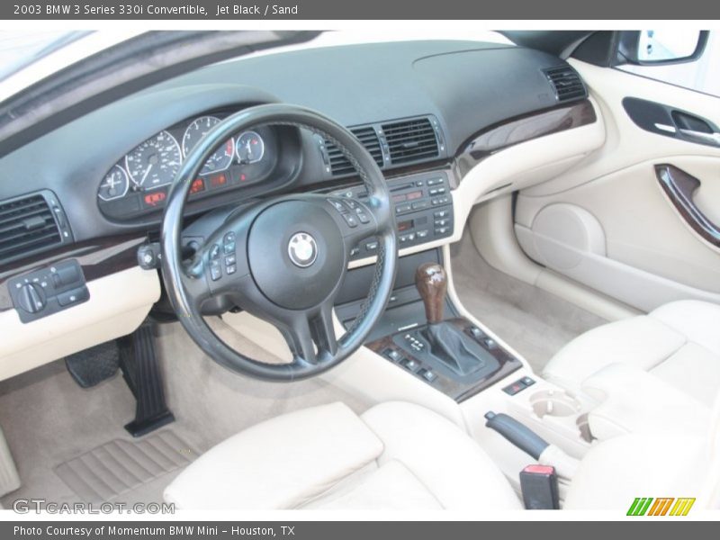 Jet Black / Sand 2003 BMW 3 Series 330i Convertible