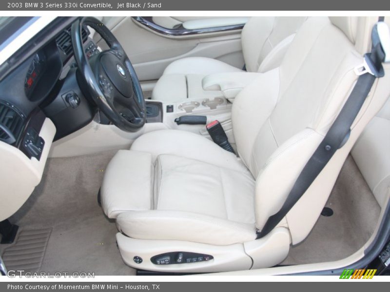 2003 3 Series 330i Convertible Sand Interior