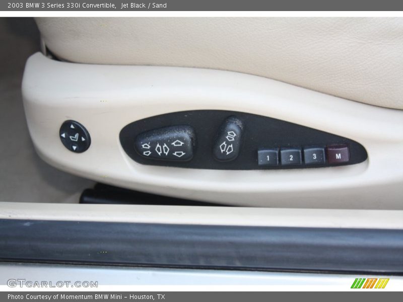 Controls of 2003 3 Series 330i Convertible