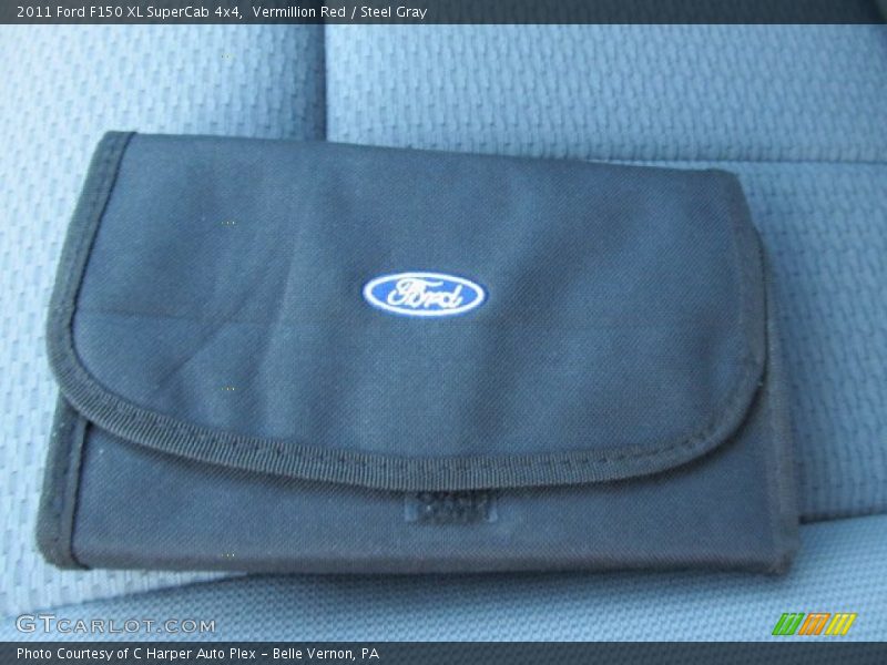 Vermillion Red / Steel Gray 2011 Ford F150 XL SuperCab 4x4