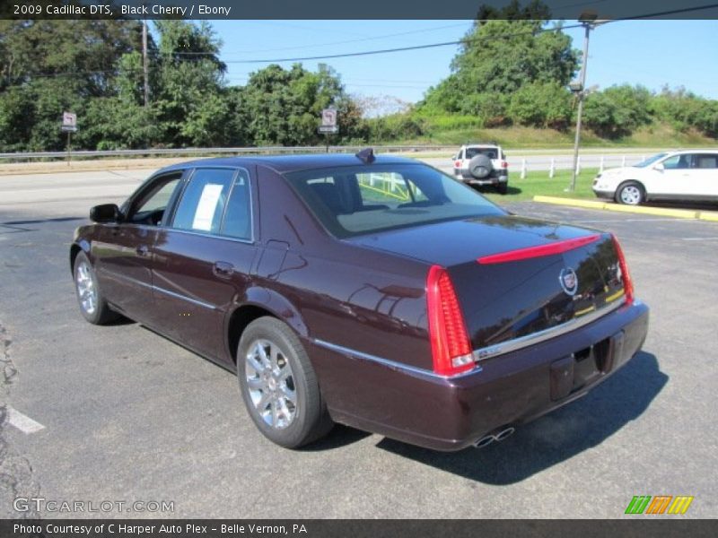 Black Cherry / Ebony 2009 Cadillac DTS