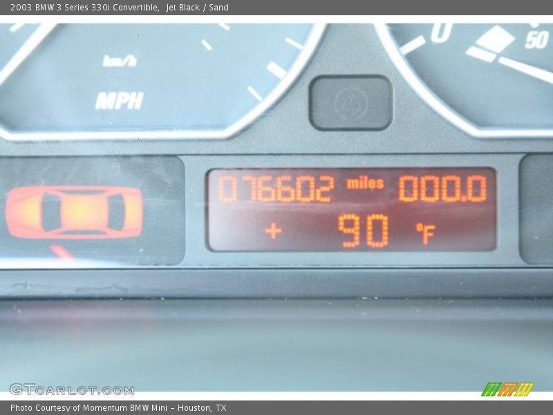 Jet Black / Sand 2003 BMW 3 Series 330i Convertible