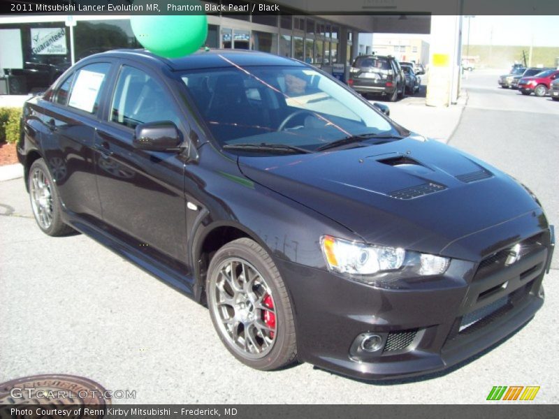 Front 3/4 View of 2011 Lancer Evolution MR