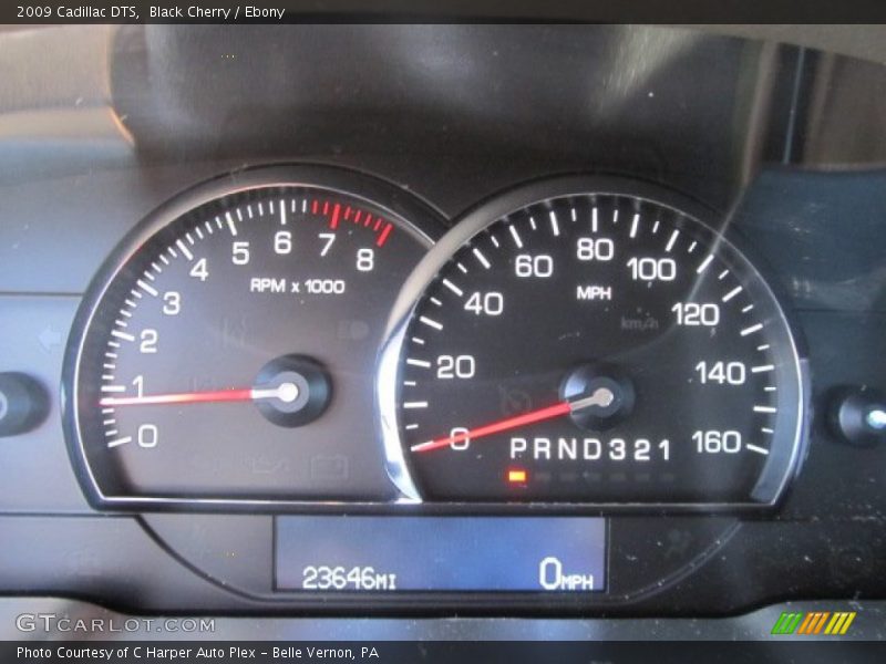 Black Cherry / Ebony 2009 Cadillac DTS