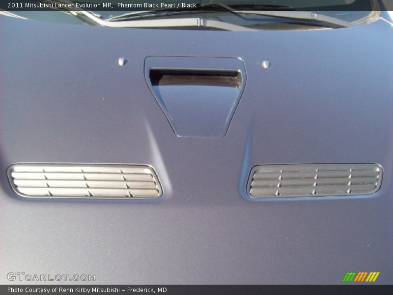Phantom Black Pearl / Black 2011 Mitsubishi Lancer Evolution MR