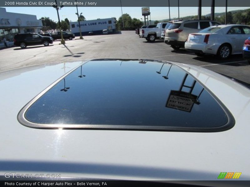 Taffeta White / Ivory 2008 Honda Civic EX Coupe