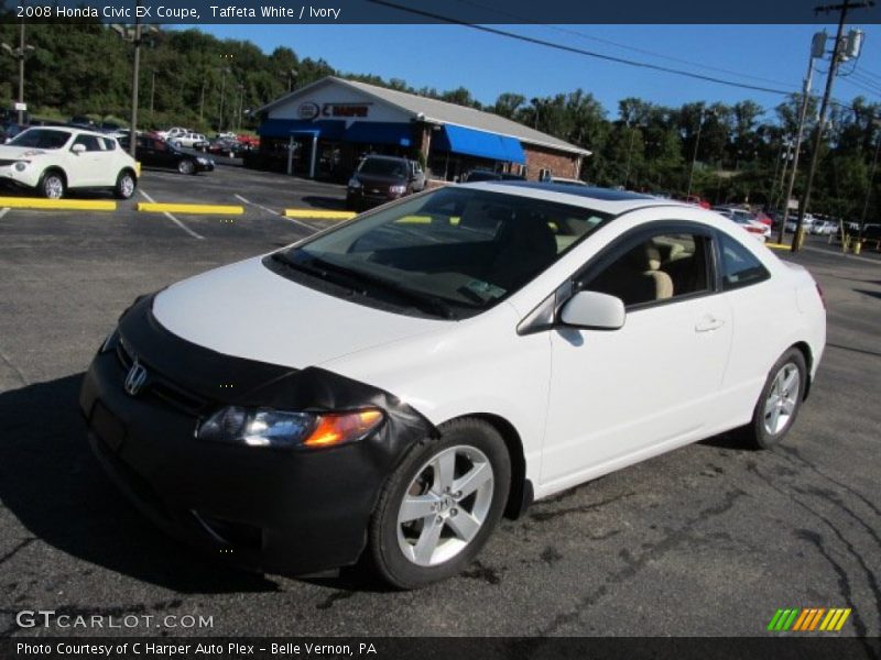 Taffeta White / Ivory 2008 Honda Civic EX Coupe