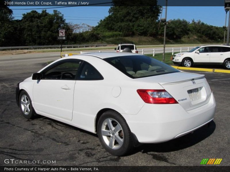 Taffeta White / Ivory 2008 Honda Civic EX Coupe