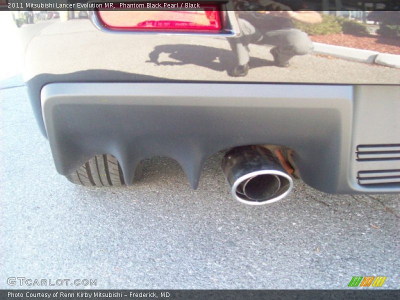 Exhaust of 2011 Lancer Evolution MR