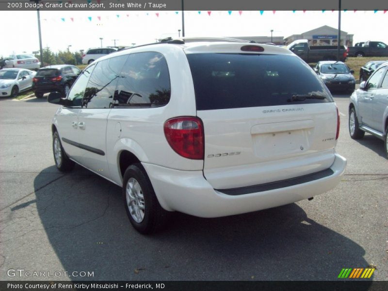 Stone White / Taupe 2003 Dodge Grand Caravan Sport