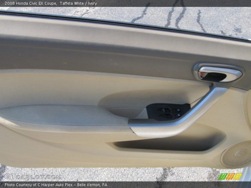 Taffeta White / Ivory 2008 Honda Civic EX Coupe
