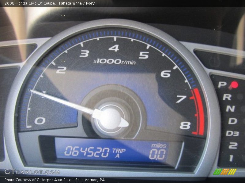 Taffeta White / Ivory 2008 Honda Civic EX Coupe