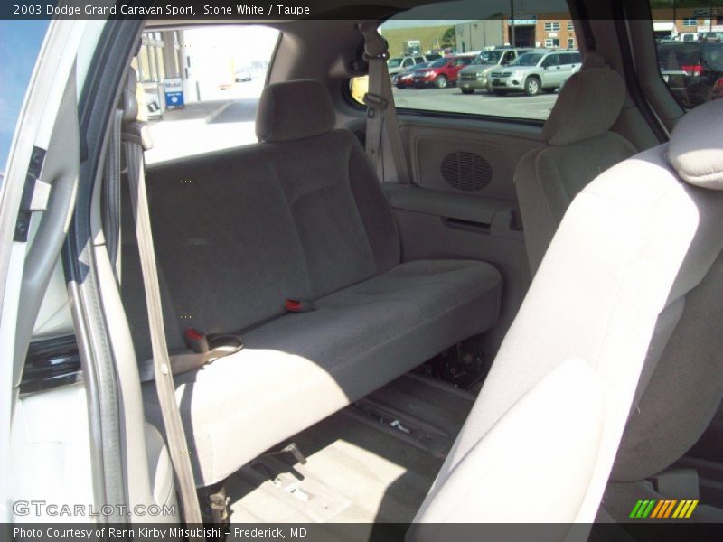 Stone White / Taupe 2003 Dodge Grand Caravan Sport
