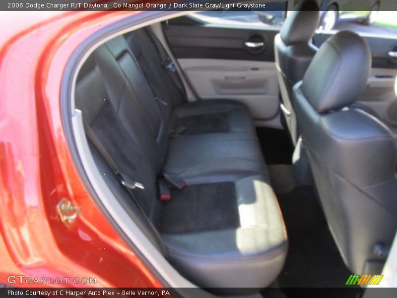 Go Mango! Orange / Dark Slate Gray/Light Graystone 2006 Dodge Charger R/T Daytona