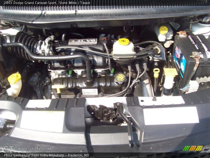 Stone White / Taupe 2003 Dodge Grand Caravan Sport