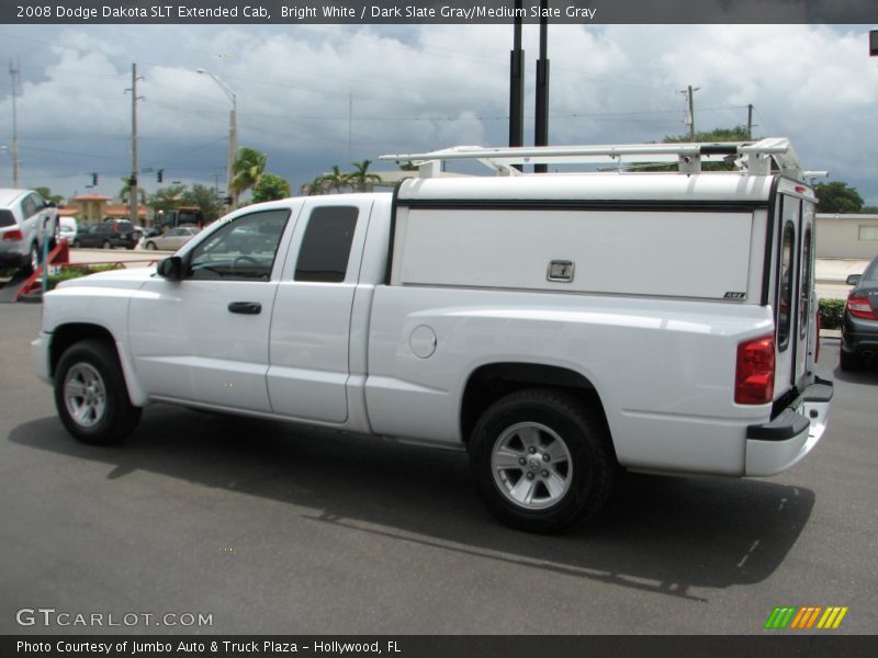 Bright White / Dark Slate Gray/Medium Slate Gray 2008 Dodge Dakota SLT Extended Cab