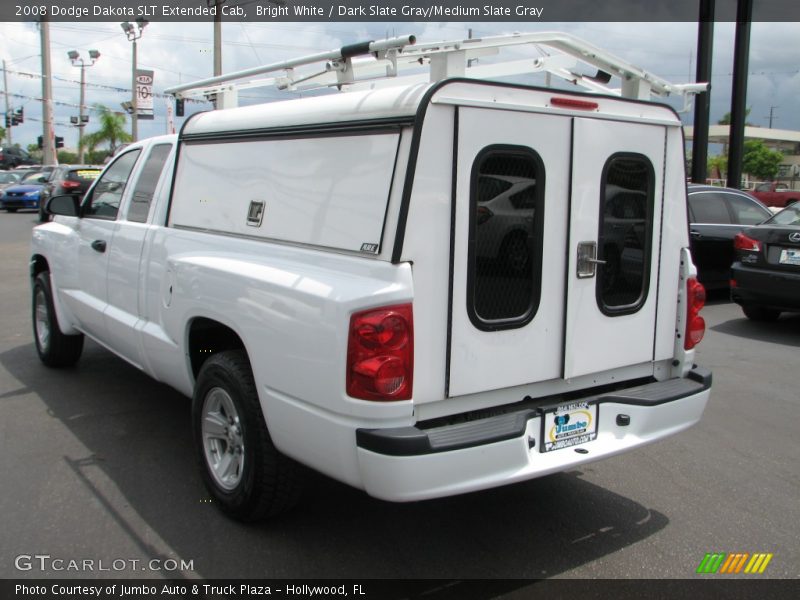 Bright White / Dark Slate Gray/Medium Slate Gray 2008 Dodge Dakota SLT Extended Cab