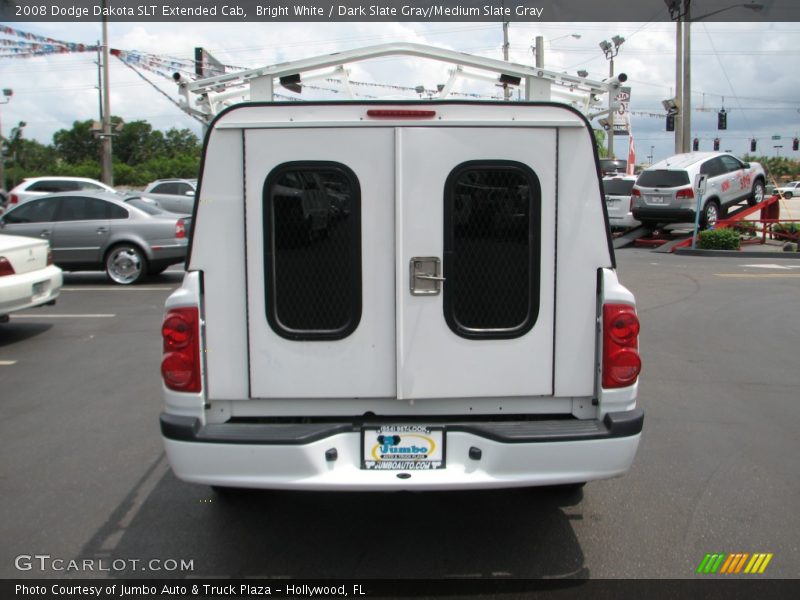 Bright White / Dark Slate Gray/Medium Slate Gray 2008 Dodge Dakota SLT Extended Cab