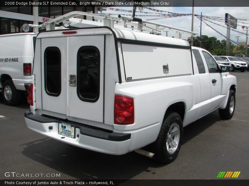 Bright White / Dark Slate Gray/Medium Slate Gray 2008 Dodge Dakota SLT Extended Cab