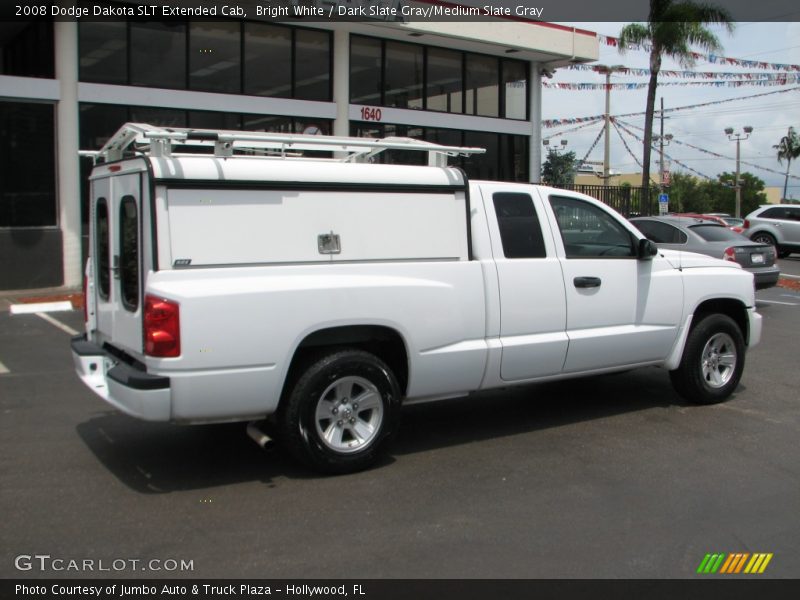 Bright White / Dark Slate Gray/Medium Slate Gray 2008 Dodge Dakota SLT Extended Cab