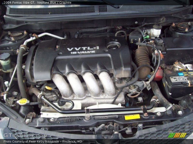  2004 Vibe GT Engine - 1.8 Liter DOHC 16 Valve VVT-i 4 Cylinder