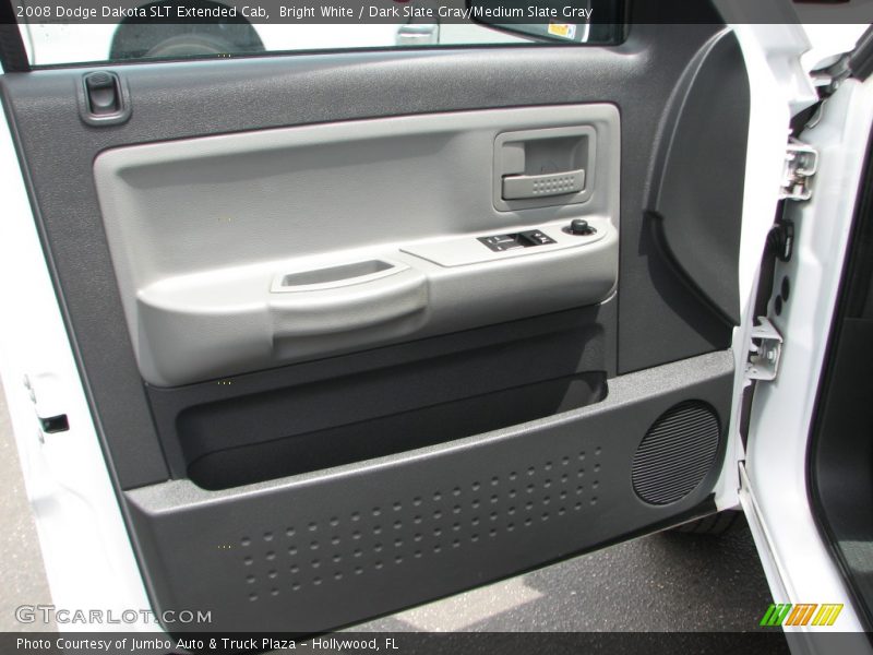 Bright White / Dark Slate Gray/Medium Slate Gray 2008 Dodge Dakota SLT Extended Cab