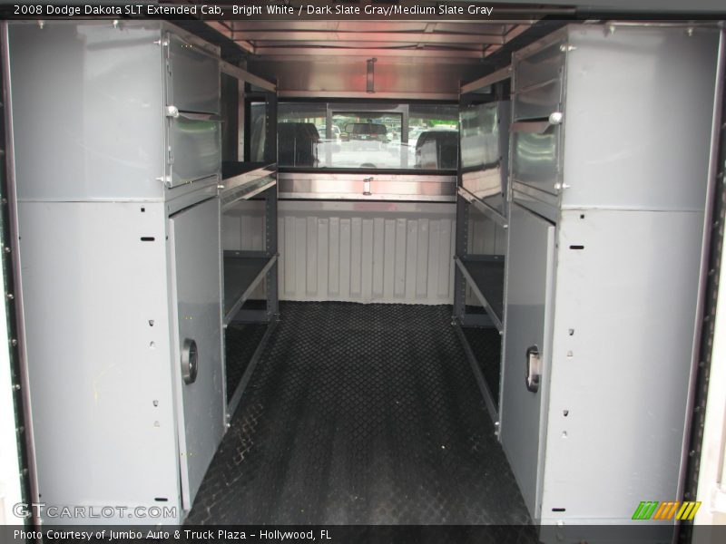 Bright White / Dark Slate Gray/Medium Slate Gray 2008 Dodge Dakota SLT Extended Cab