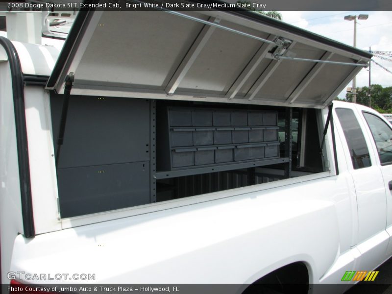 Bright White / Dark Slate Gray/Medium Slate Gray 2008 Dodge Dakota SLT Extended Cab