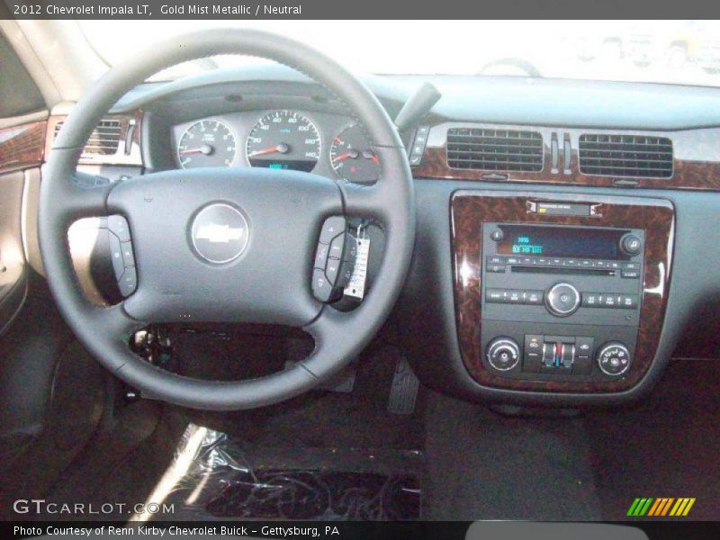 Dashboard of 2012 Impala LT