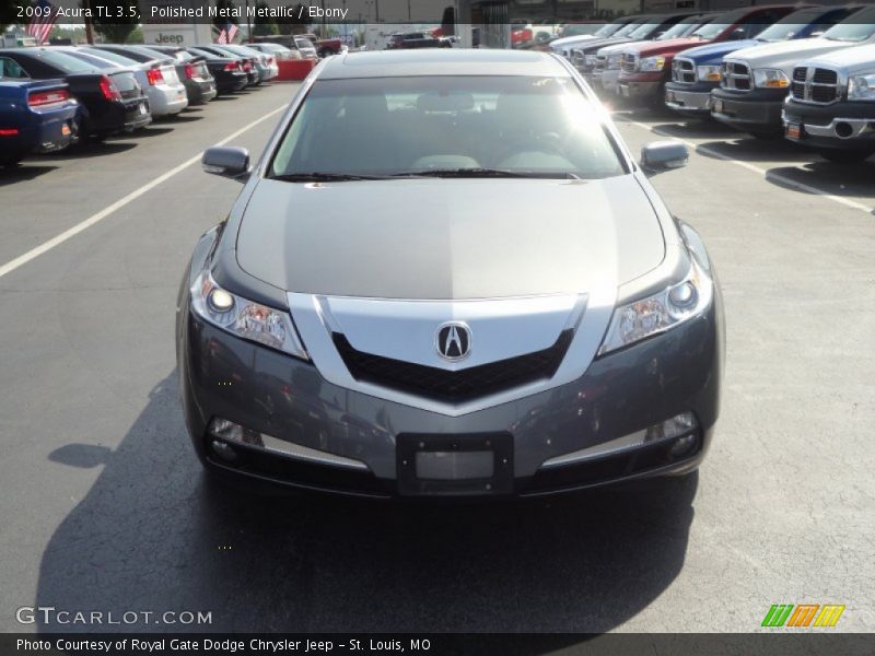 Polished Metal Metallic / Ebony 2009 Acura TL 3.5