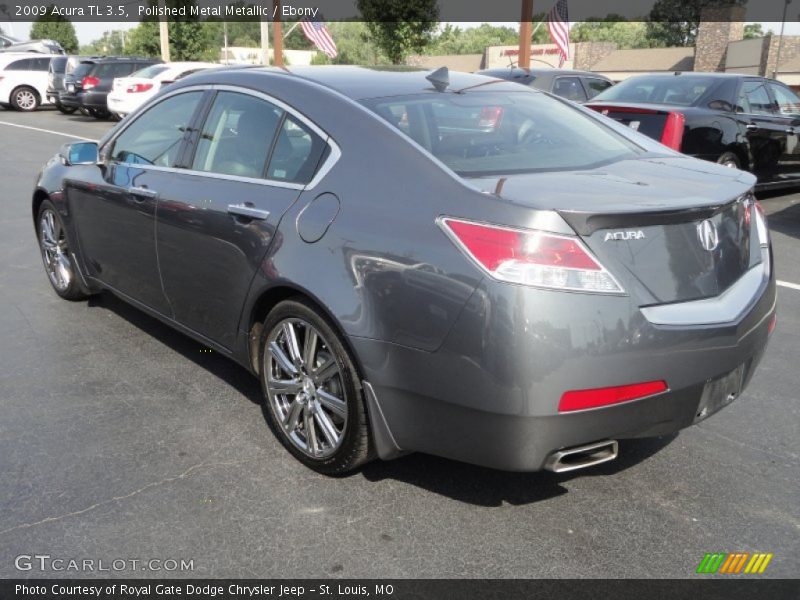 Polished Metal Metallic / Ebony 2009 Acura TL 3.5