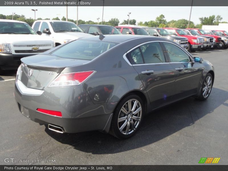 Polished Metal Metallic / Ebony 2009 Acura TL 3.5