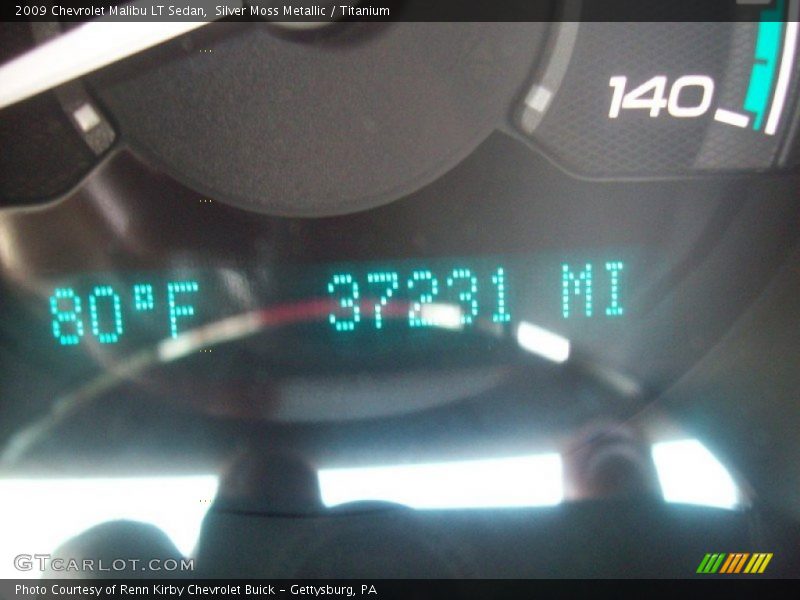 Silver Moss Metallic / Titanium 2009 Chevrolet Malibu LT Sedan