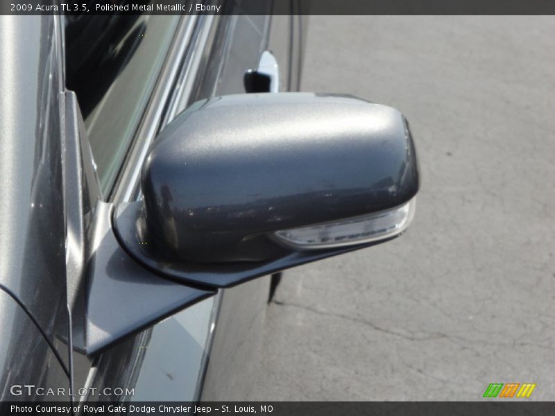 Polished Metal Metallic / Ebony 2009 Acura TL 3.5