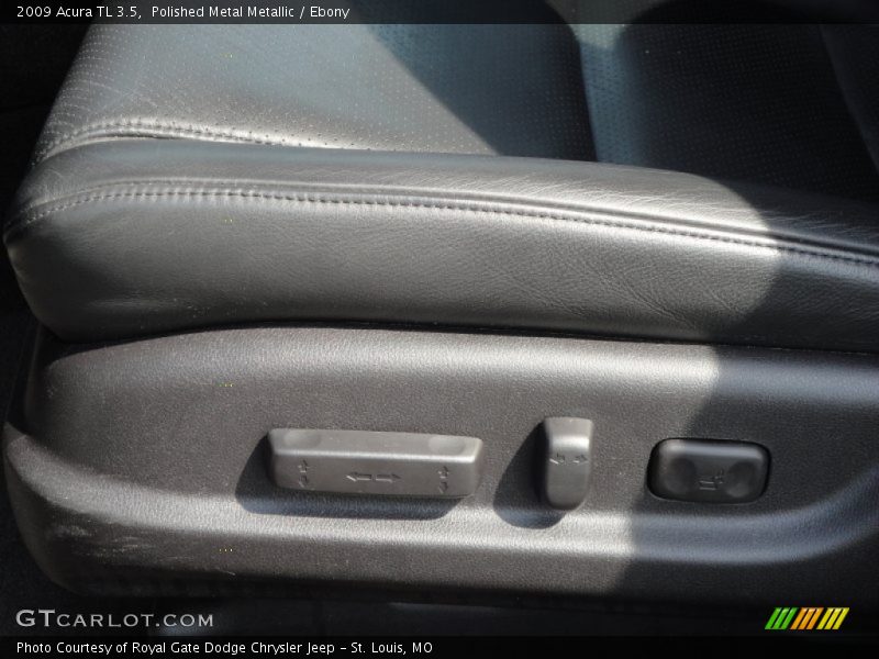 Polished Metal Metallic / Ebony 2009 Acura TL 3.5