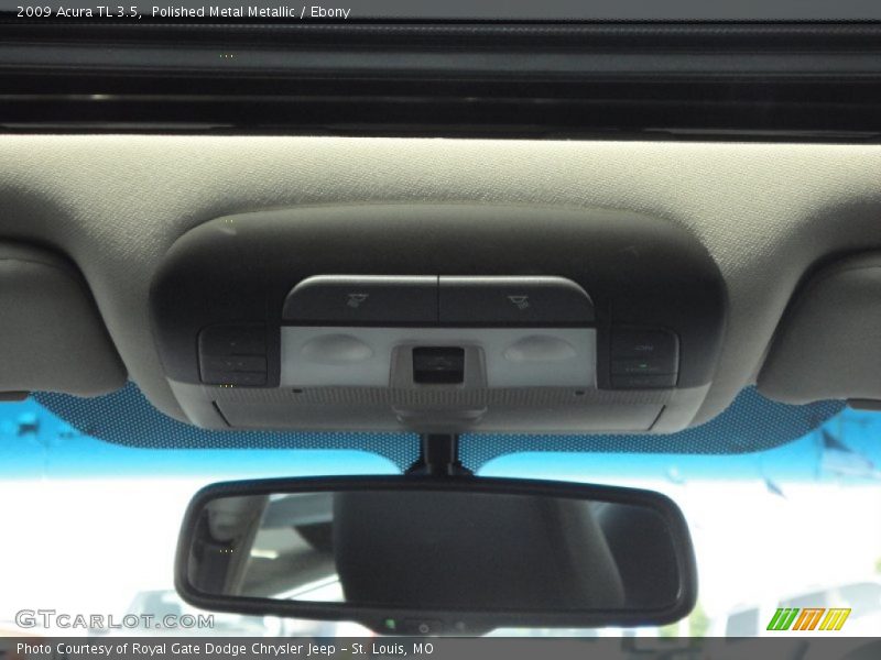 Polished Metal Metallic / Ebony 2009 Acura TL 3.5